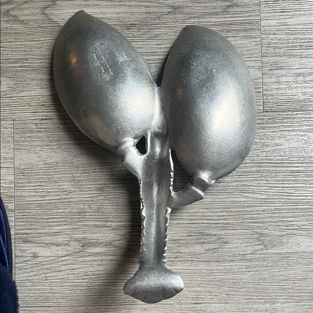 Silver Lobster-Shaped Serving Spoon